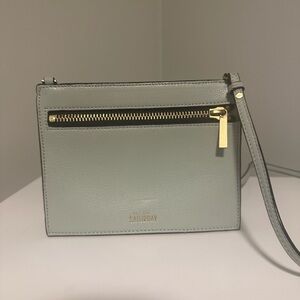 Kate Spade mint green Crossbody Bag with Gold Zipper